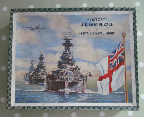 Vintage wooden victory jigsaw - vintage,