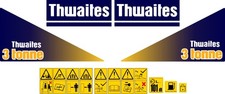 NEW STYLE THWAITES 3 TONNE DUMPER DECAL STICKER SET