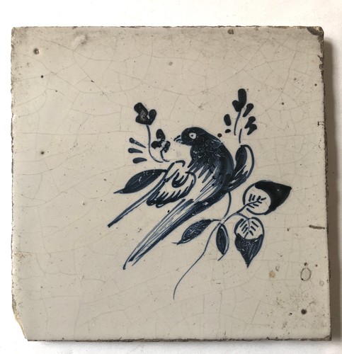 Antique delft tile - tile, about