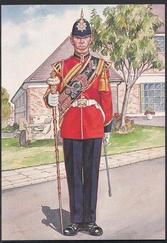 Military postcard drum - military,