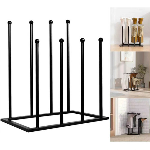 Pair metal welly boot stand - welly,
