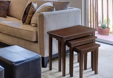 Mahogany Solid Wood Nest of