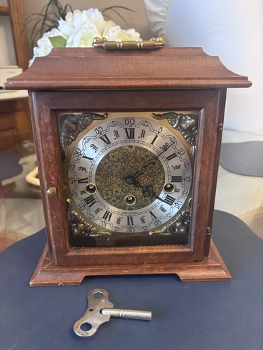 Mantel clock with franz hermle - mantel,