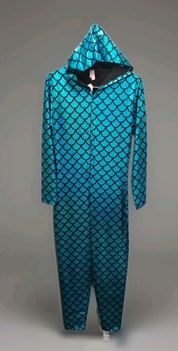 Sexy wet look hooded catsuit - wet,