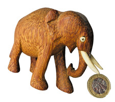 Ornament Elephant Wood Wooden