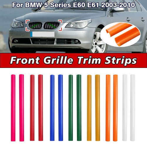 Front grille trim strips - front,