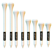 WOODEN GOLF TEES ALL LENGTHS - 42mm / 54mm / 70mm / 83mm