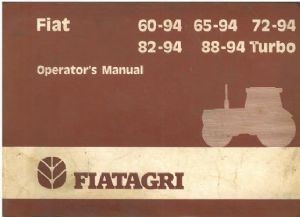 Fiat tractor 94 72 - tractor, 60-94