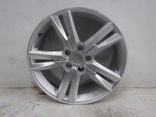 1x alloy wheel 18 inch 7.0" 5x112 45ET gloss silver 575601025G Audi Ateca I