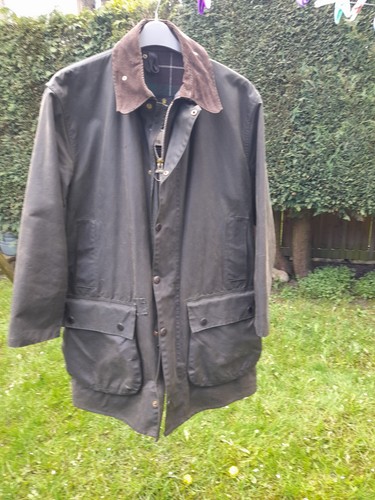 Green barbour northumbria wax - green,