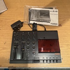 Fostex X-15 multi-track cassette recorder with psu great condition