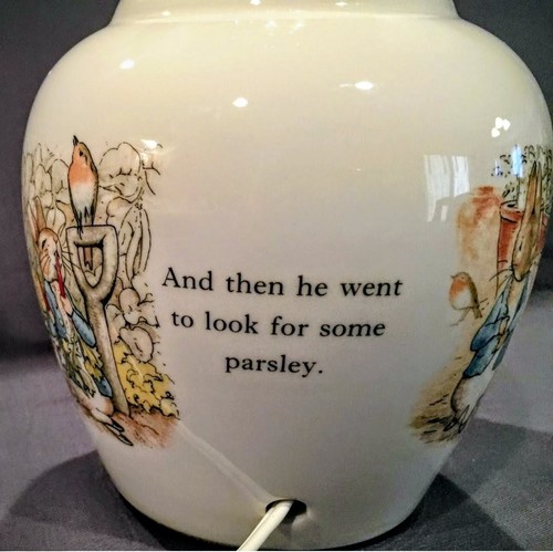 Peter rabbit wedgewood - peter, lamp