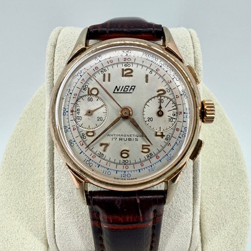 Vintage niga swiss chronograph - swiss,
