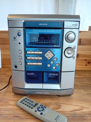 Aiwa dual cassette stereo - 3, cd