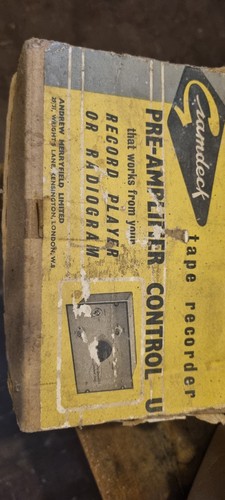 Vintage pre amp - vintage,