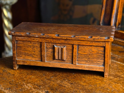 Vintage miniature trinket box - vintage,