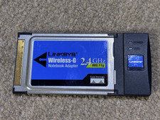 Linsys PCMCIA wireless 2.4GHz 802.11g WPC54G V5