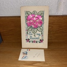 WW1 Silk Embroidered Postcards