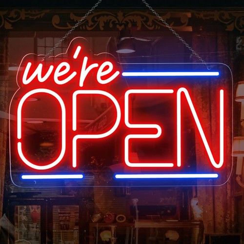 Open neon sign - neon,