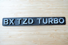BX TZD TURBO CITROEN CAR BADGE