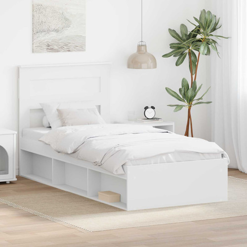 Bed frame white super king - bed,