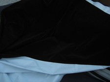 Chocolate Brown Velvet Velour