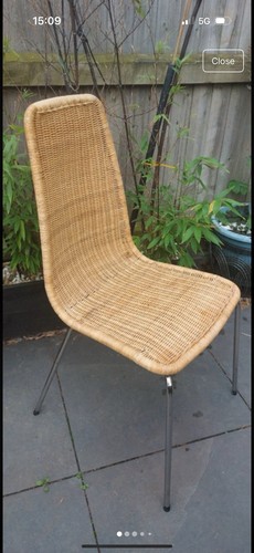 Ikea linus wicker and chrome - ikea,