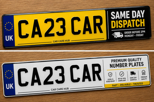 Number plates premium - plates, 2d
