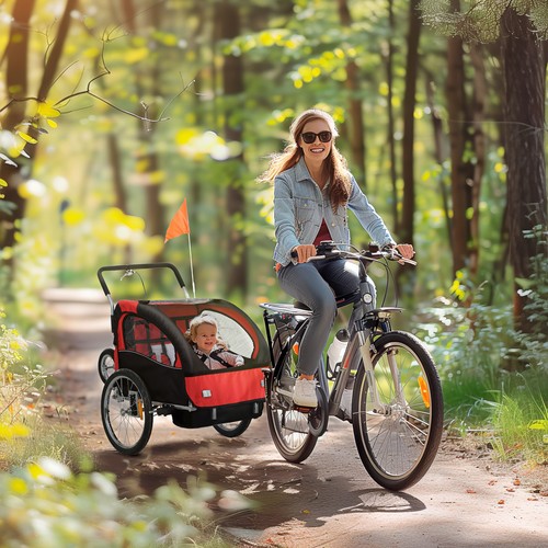 Seat bike trailer - bike, 5