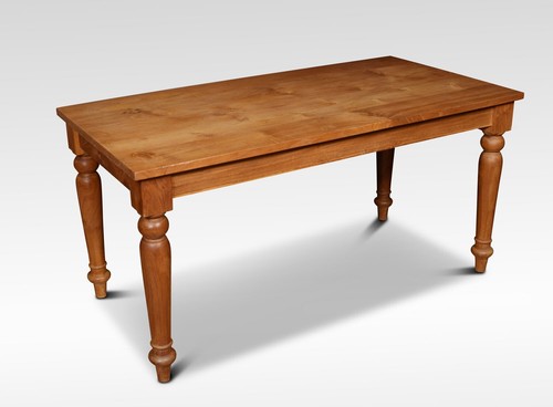 Cherry farmhouse table desk - farmhouse,