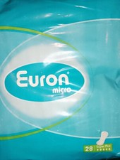 1 Pack 28 Euron Micro Incontinence Pads Super Plus  Ontex Disposable - Small