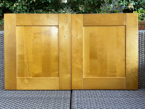 Plain solid beech ikea kitchen - plain,