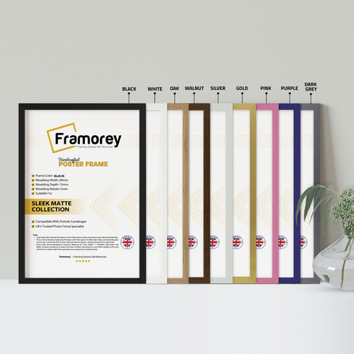 Black thin picture frames - thin,
