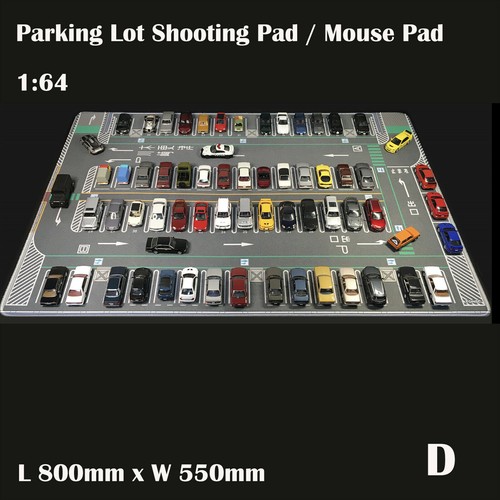 Diorama parking lot mat - diorama,