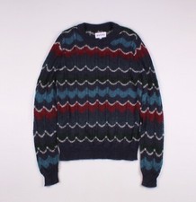 Brora Superkid Mohair Blend Multicolor Knitted Light Sweater Jumper Size UK12