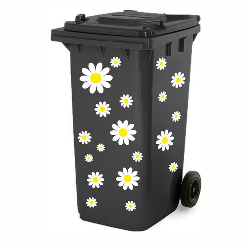 X25 daisy flower stickers - x25,