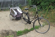 Pointer Dutch Bike. with Child Carrying Trailer . Needs Renovation
