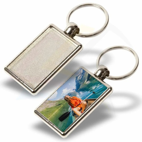 Metal photo keyring - metal,
