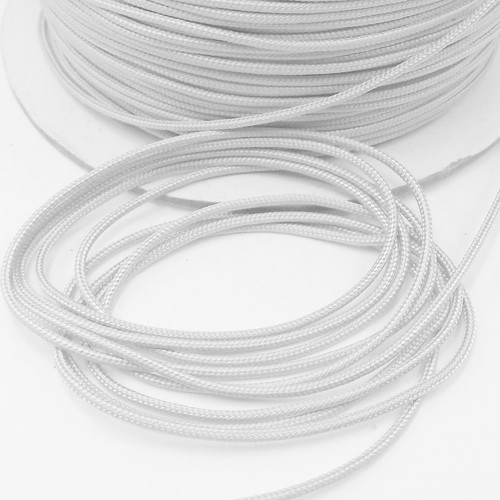 White blind cord - white, 1mm