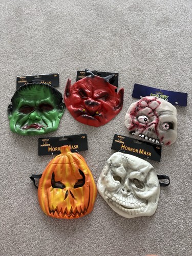 Halloween horror latex masks