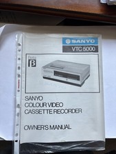 SANYO Beta Betamax VTC 5000