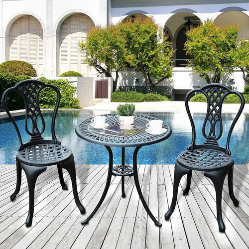 Bistro set 3piece - bistro, cast