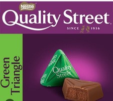 QUALITY STREET 50 GREEN TRIANGLES New 2026 Stock 