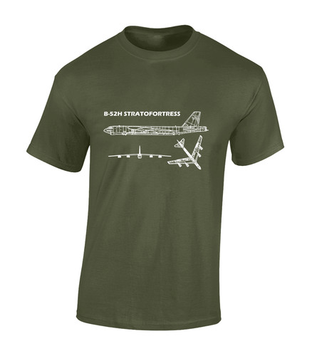 B52 bomber blueprint - bomber, t