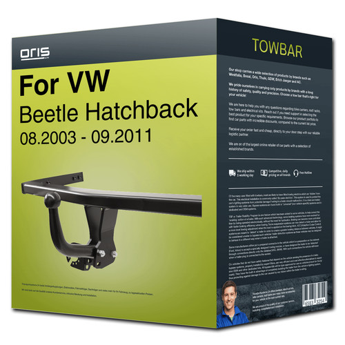 Towbar fixed for beetle - ›for, vw