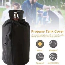 BBQ Grill Outdoor Waterproof Dust-proof Propane Tank Gas Bottle Cover Stove Bag