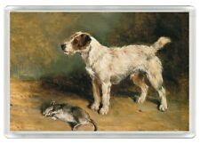 JACK RUSSELL TERRIER DOG & RAT ART PRINT NOVELTY FRIDGE MAGNET GREAT GIFT