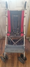 MacLaren Major Elite Pushchair/Buggy/Stroller Red/Grey