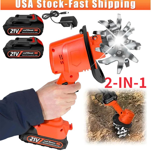 Cordless electric tiller - cordless,
