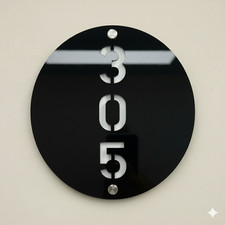 House Number Plaques House